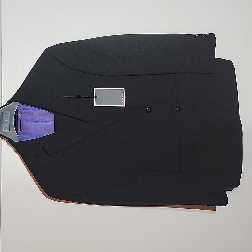 Sean John Men's Black Suit NWT